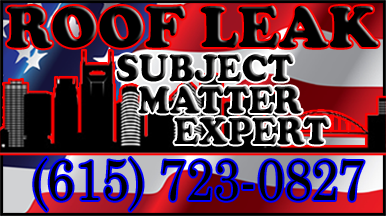Roof Leak Subject Matter Expert specializes in roof leak investigations and repairs! We focus solely on Roof Leak Investigation and Repairs, this is our passion, this is the thing that we are greatest at! Nashville Commercial Roof Leak Investigation Repair Maintenance; Mount Juliet Commercial Roof Leak Investigation Repair Maintenance; Clarksville Commercial Roof Leak Investigation Repair Maintenance; Memphis Commercial Roof Leak Investigation Repair Maintenance; Lebanon Commercial Roof Leak Investigation Repair Maintenance; Smyrna Commercial Roof Leak Investigation Repair Maintenance; Brentwood Commercial Roof Leak Investigation Repair Maintenance; Franklin Commercial Roof Leak Investigation Repair Maintenance; Cookeville Commercial Roof Leak Investigation Repair Maintenance; Middle Tennessee Roof Leak Investigation Repair Maintenance; Serving All of Tennessee Commercial Roofing Repair Needs